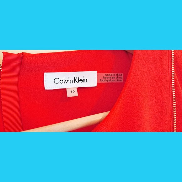 New Kelvin Klein Red Dress - Picture 5 of 5